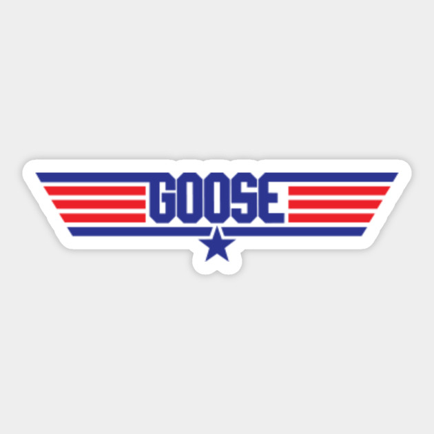 Top Gun X Captain Marvel Goose Top Gun Sticker Teepublic