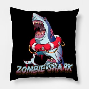 Zombie Shark Pillow