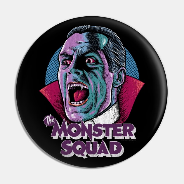 Monster Squad, Cult Classic, 80s Pin by PeligroGraphics