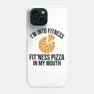 Fitness Pizza In My Mouth Phone Case