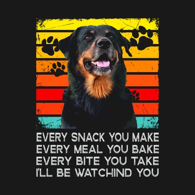 Whisker Whispers Rottweiler Chronicles, Every Snack You Make by Kleurplaten kind