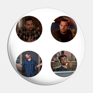 Nick Miller Sticker Pack Pin