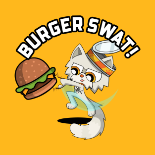 kittyswat Andy "Burger Swat!" T-Shirt