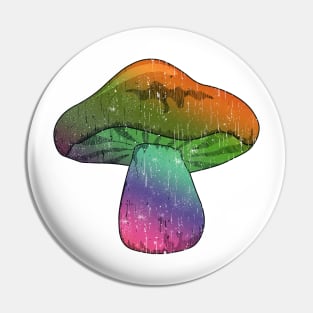 colorful, tie-dye mushroom Pin