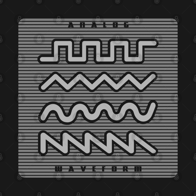 Analog Synthesizer Waveform by Mewzeek_T