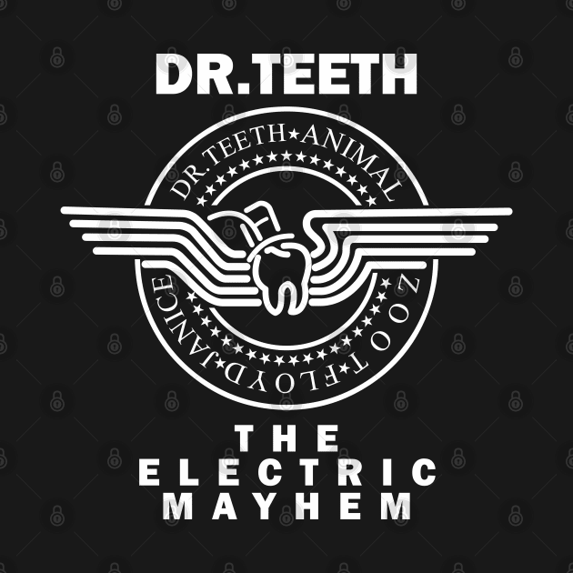 Dr Teeth and The Electric Mayhem old school - white by Realthereds