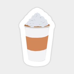 Pop Art Pumpkin Spice Latte Magnet