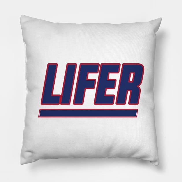 New York LIFER!!! Pillow by pralonhitam