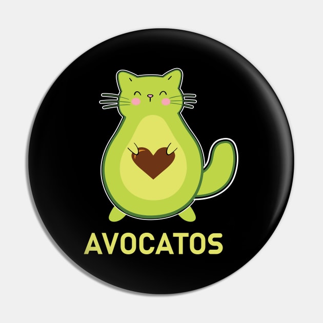 Avocato Vegan Pin by MZeeDesigns