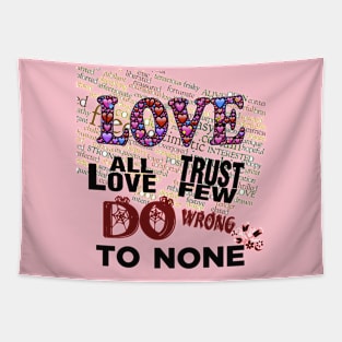 love quotes Tapestry