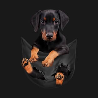 Doberman dog with love T-Shirt