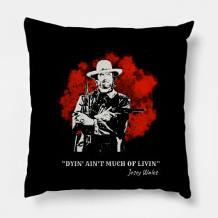 The Outlaw Josey Wales Retro Pillow