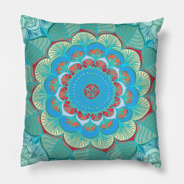 In Full Bloom Pillow by micklyn