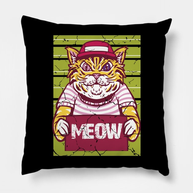 Gangster Cat Pillow by BC- One- Shop