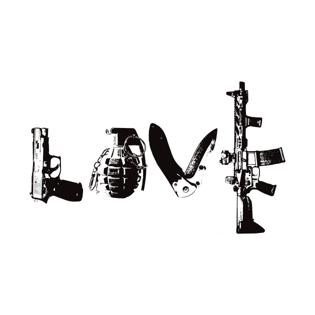 gun firearms love by YEBYEMYETOZEN