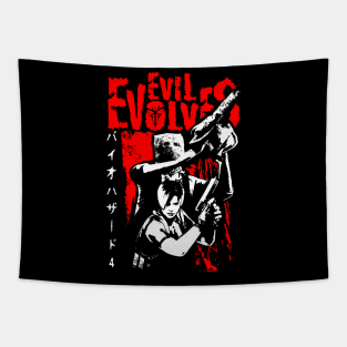 Evil Evolves Tapestry