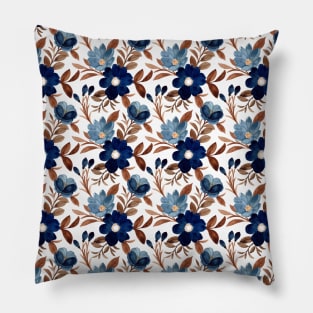 Flower Watercolour Pattern Pillow