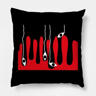 surreal creepy art Pillow