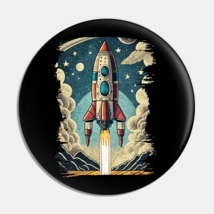 Rocket Space Pin