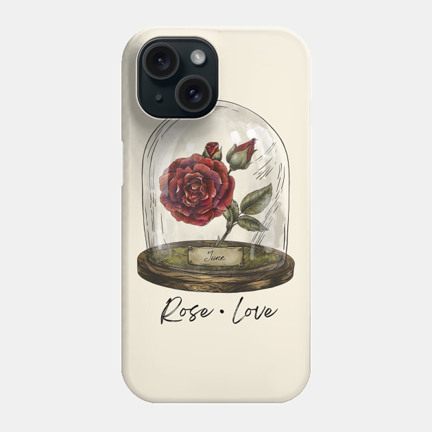 plant parents rose mothers day gift Phone Case by ISFdraw