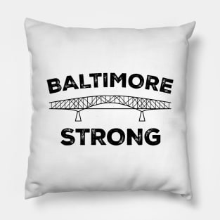 Baltimore Bridge Pray For Baltimore Strong Pillow