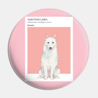 Yakutian Laika Pin