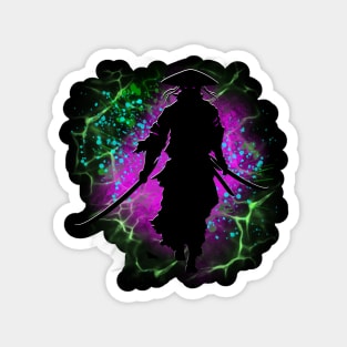 Neon Samurai Magnet