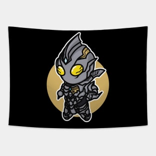 Ultraman Trigger Dark Chibi Style Kawaii Tapestry