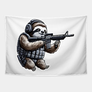 Tactical Sloth Tapestry