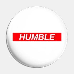 HUMBLE // Red Box Logo Pin