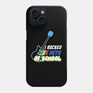 100th Day Of School Guitar Music Student Phone Case