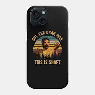 Soulful Sleuth Shafts Movie T-Shirts, Let Your Wardrobe Channel the Essence of Detective Shafts Phone Case