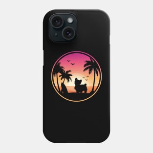 Yorkshire Terrier Dog Yorkie Summer Beach Phone Case