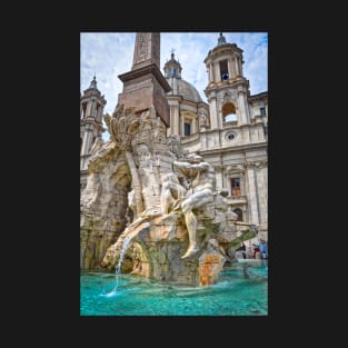 Fontana dei Quattro Fiumi T-Shirt