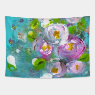 Vintage Roses Tapestry