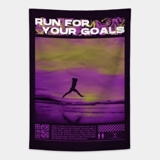 Run for Your Goals - Streetwear Tapestry