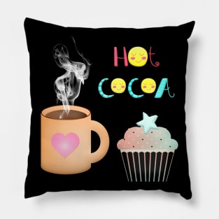 Christmas Hot Cocoa & Cup Cake Pillow