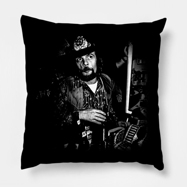 Take This T-Shirt and Shove It Celebrate the Outlaw Country Sound of Johnny Paycheck Pillow by Angel Shopworks