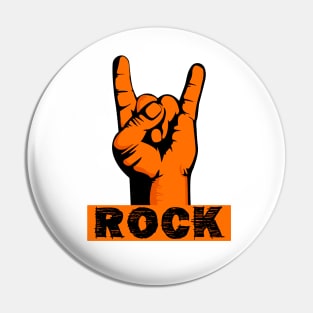 Rock hand MS Pin