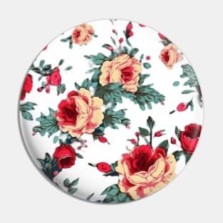 Red Rose Bushes Pin