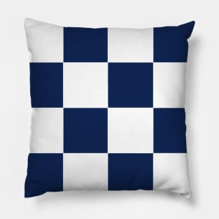Spurs Checkered Pillow