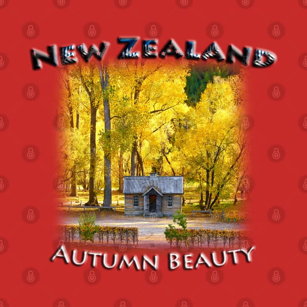 New Zealand - Arrowtown Autumn Beauty by TouristMerch