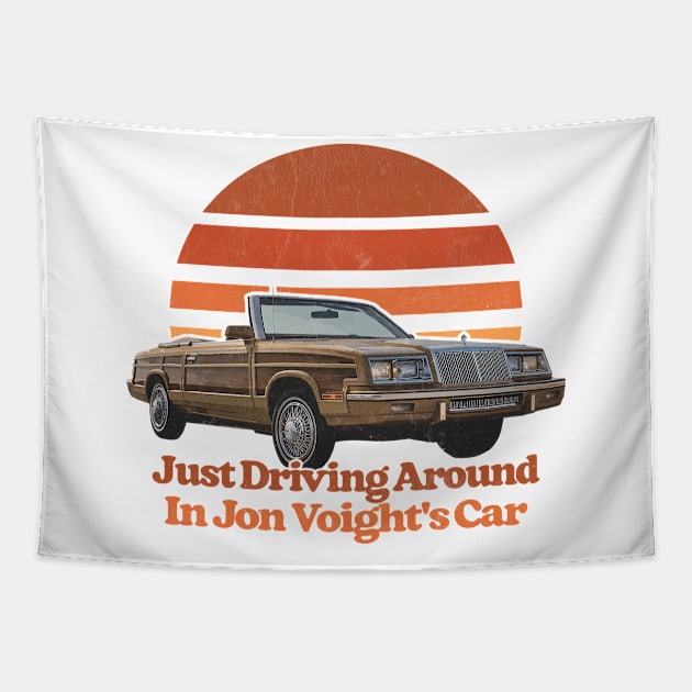 ...just driving around in jon voight's car Tapestry by DankFutura