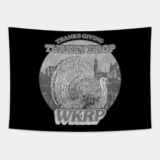 Grey Vintage wkrp Tapestry