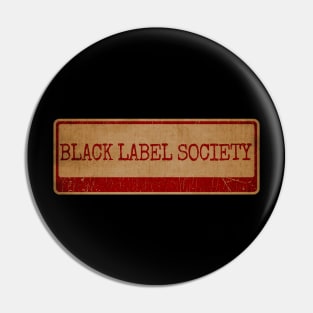 Typewriter - Black Label Society Pin