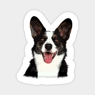 Cardigan Welsh Corgi Portrait/Bust Magnet