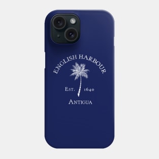 English Harbour Antigua Vintage Palm Phone Case