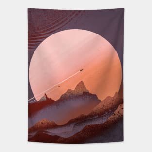 Jupiter mountains Tapestry