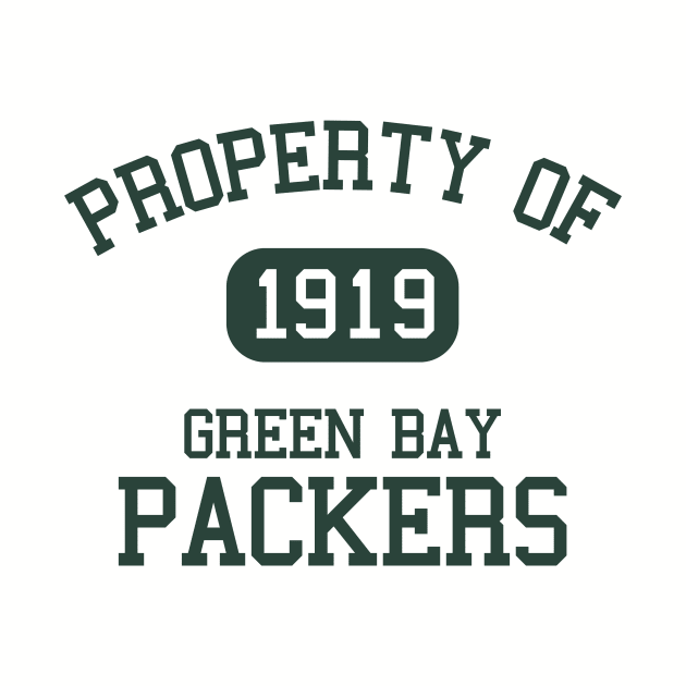 Property of Green Bay Packers by Funnyteesforme