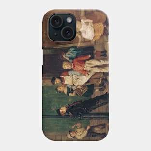 The Bully of the Neighbourhood by John George Brown Phone Case